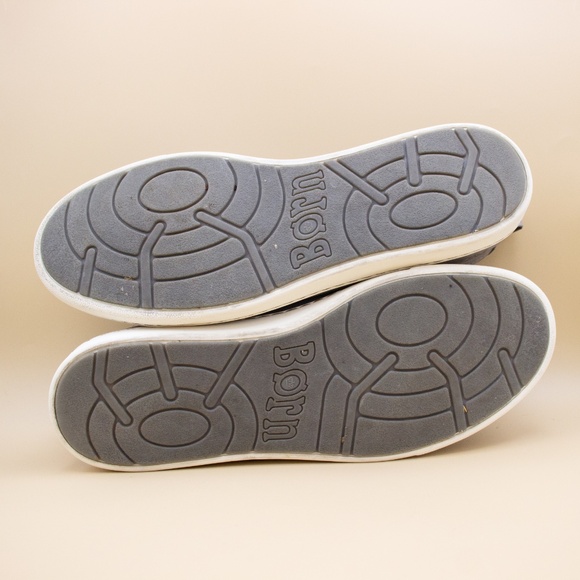 Born Mens Ashram Gray Perforated Leather Casual Shoes Men's Size 11 - Picture 8 of 8